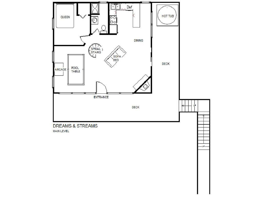 Dreams&Streams, 2 Bedrooms, Jetted Tub, Pool Table, Arcade, Sleeps 8 Gatlinburg Exterior foto